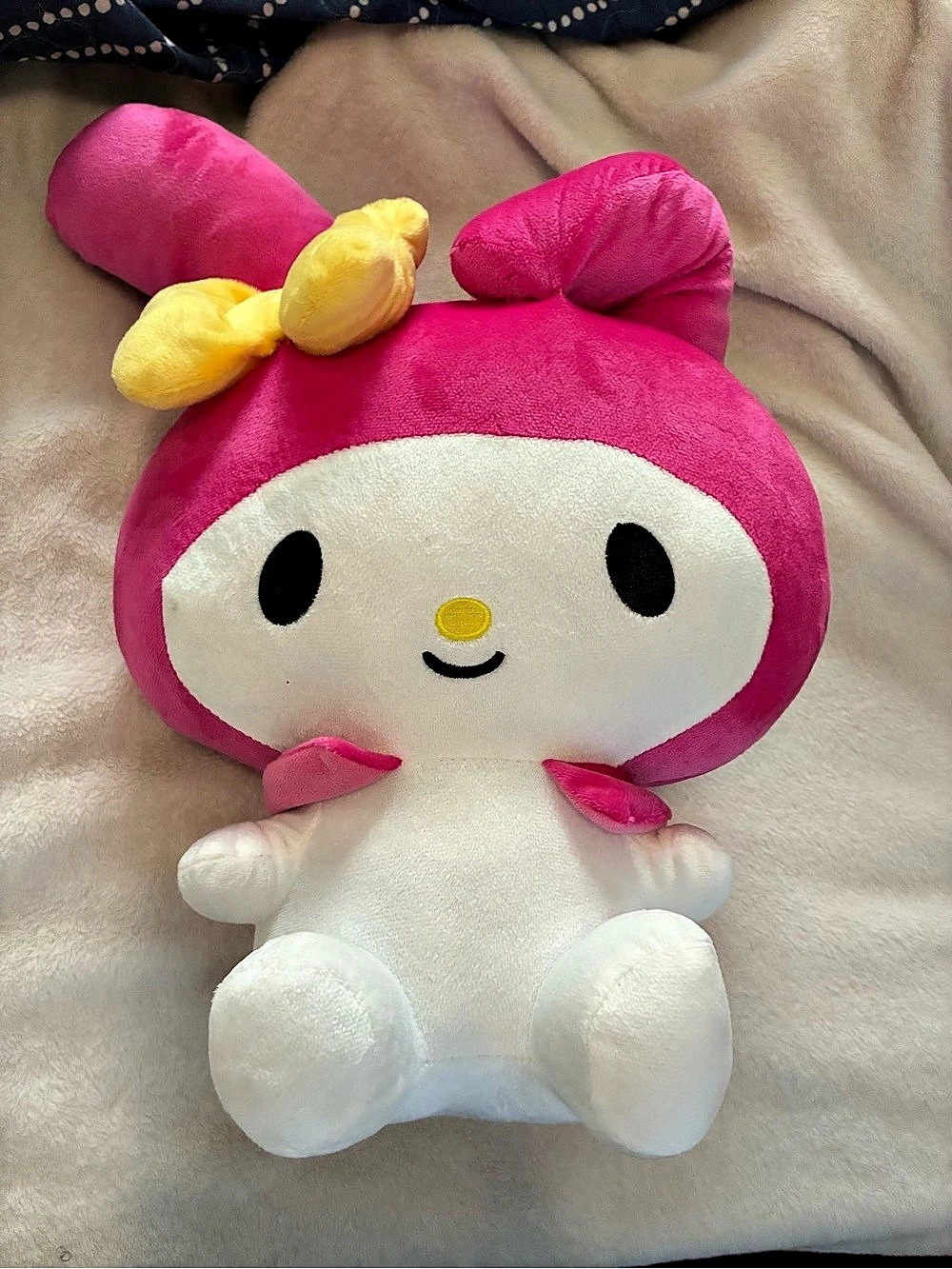Sanrio My Melody Plush Backpack Pink & White